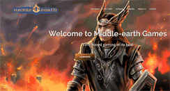 Desktop Screenshot of middleearthgames.com